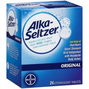 Alka Seltzer!